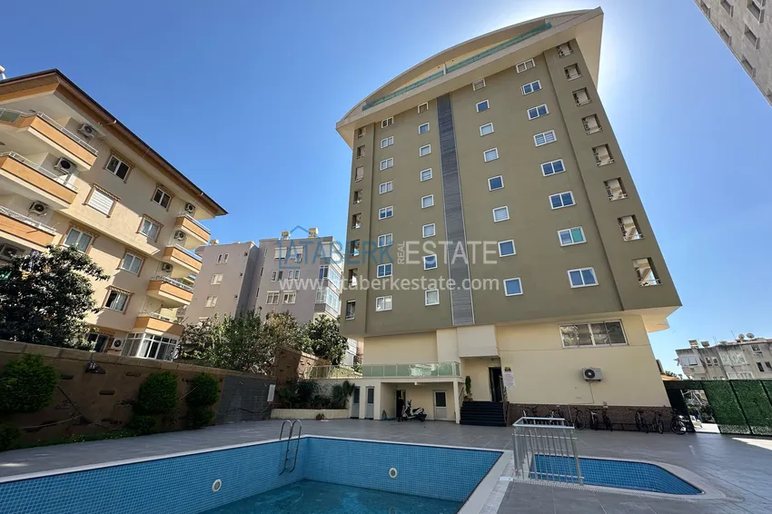 1+1 apartment with furniture and sea view in the center of Alanya - Cleopatra beach area  6 