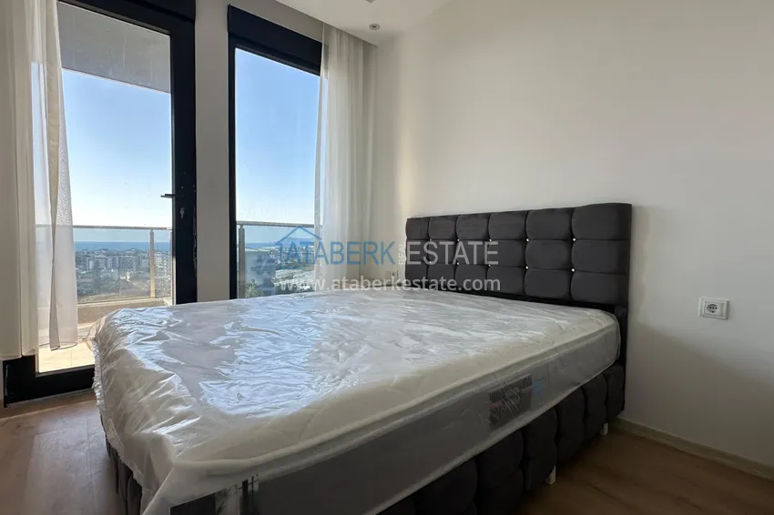 Purchase  Apartment with sea view and new furniture in a family complex — Kargicak, Alanya 7 