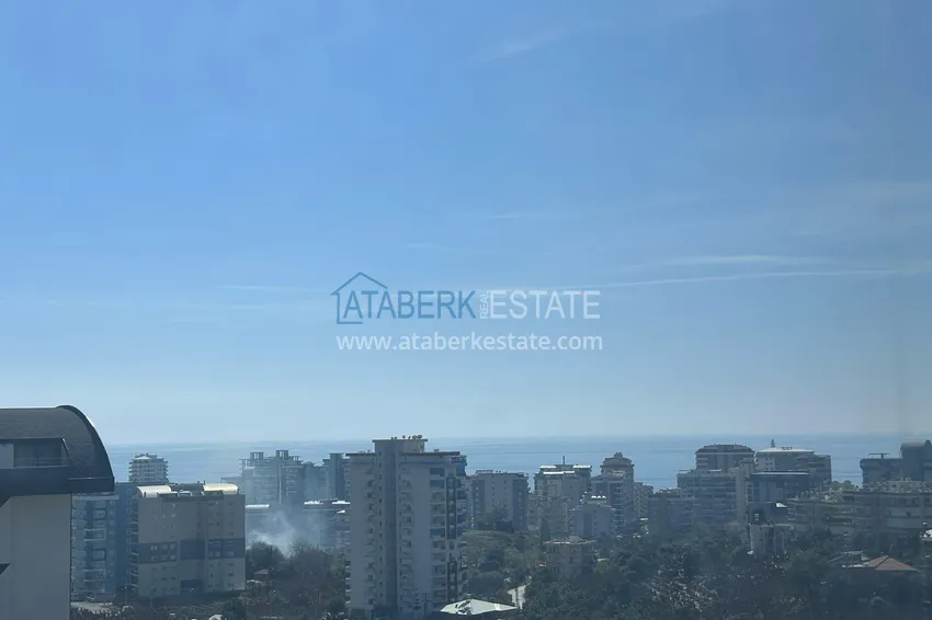 Purchase  2+1 apartment with furniture and sea and mountain views in a luxury complex — Alanya, Mahmutlar district 7 