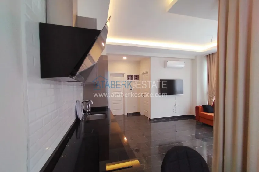 Purchase One bedroom apartment with furniture in a modern complex — Alanya, Mahmutlar district 7 