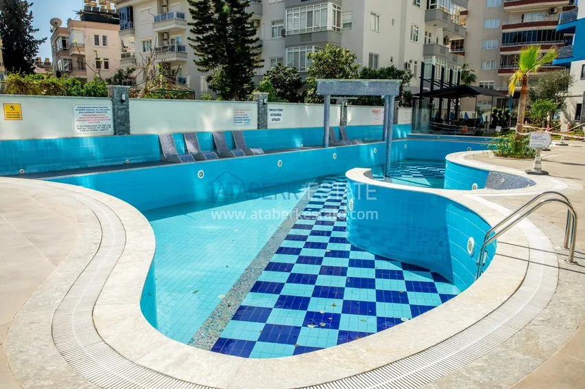 Furnished 2+1 apartment in a comfort-class complex — Alanya center, Cleopatra beach area 11