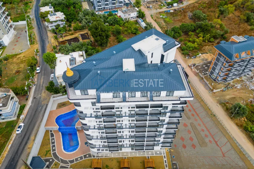 New 2+1 apartment with panoramic sea and mountain views - Alanya, Avsallar 7 