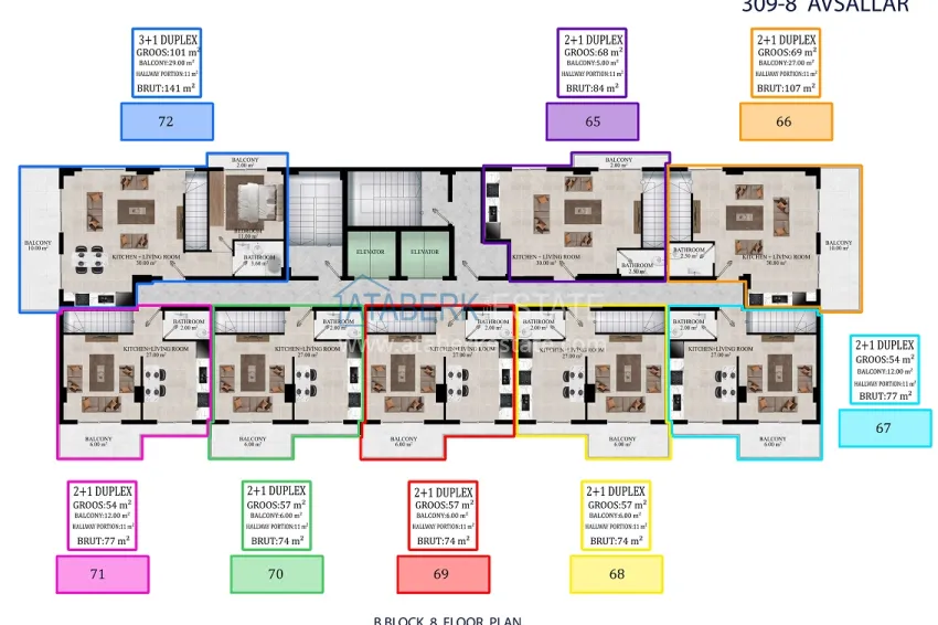 Buy cheap New off-plan project in Avsallar: a residential complex with original architecture 5 