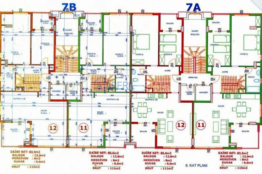 Buy cheap 5+1 duplex penthouse with furniture — Alanya, Avsallar district 1 