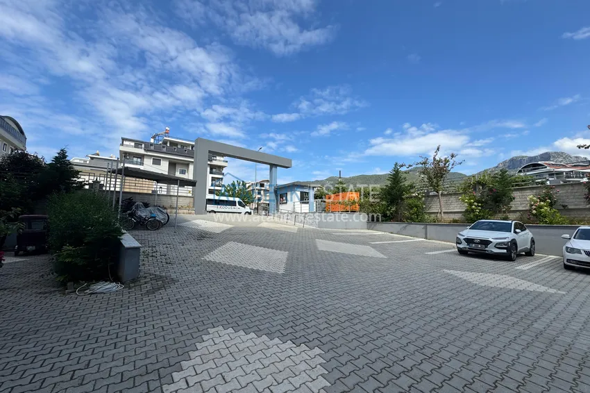 2+1 duplex with furniture and mountain views in a young modern complex, Oba district — Alanya 11