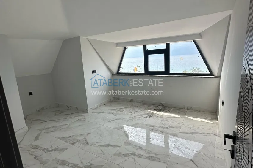 Purchase Duplex penthouse with sea view — a new boutique complex on the beachfront in the Kestel area 8