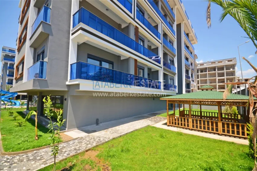 Apartment 1+1 with sea view in a prestigious complex — Kargicak district, 200 meters from the sea 8 
