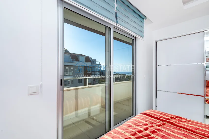 Purchase  Turnkey duplex penthouse with sea view, 150 meters from the beach — Kestel, Alanya 12 