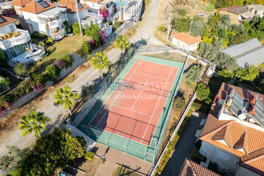 Furnished 3+1 villa in Alanya, with spectacular panoramic views — Tepe mountain area 9 