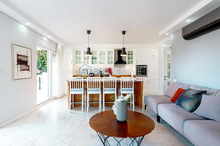 Purchase  Furnished 3+1 villa in Alanya, with spectacular panoramic views — Tepe mountain area 7 