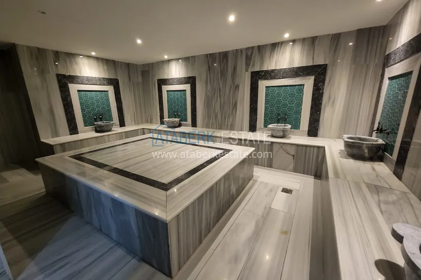 Apartment with sea view and new furniture in a family complex — Kargicak, Alanya 8 