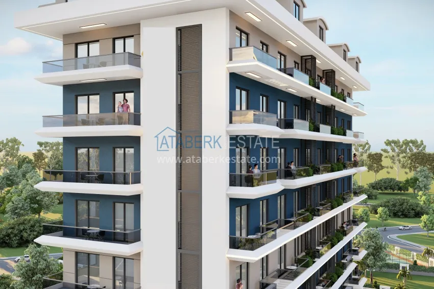 New off-plan project in Avsallar: a residential complex with original architecture 10 