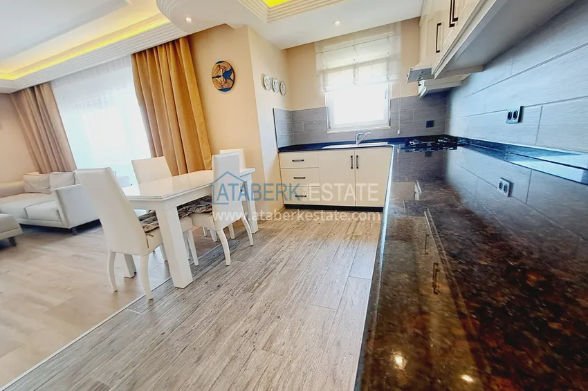 Purchase  3+1 duplex with furniture in a comfortable complex — Alanya, Oba district 8 