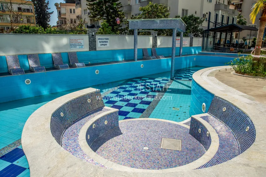 Furnished 2+1 apartment in a comfort-class complex — Alanya center, Cleopatra beach area 12