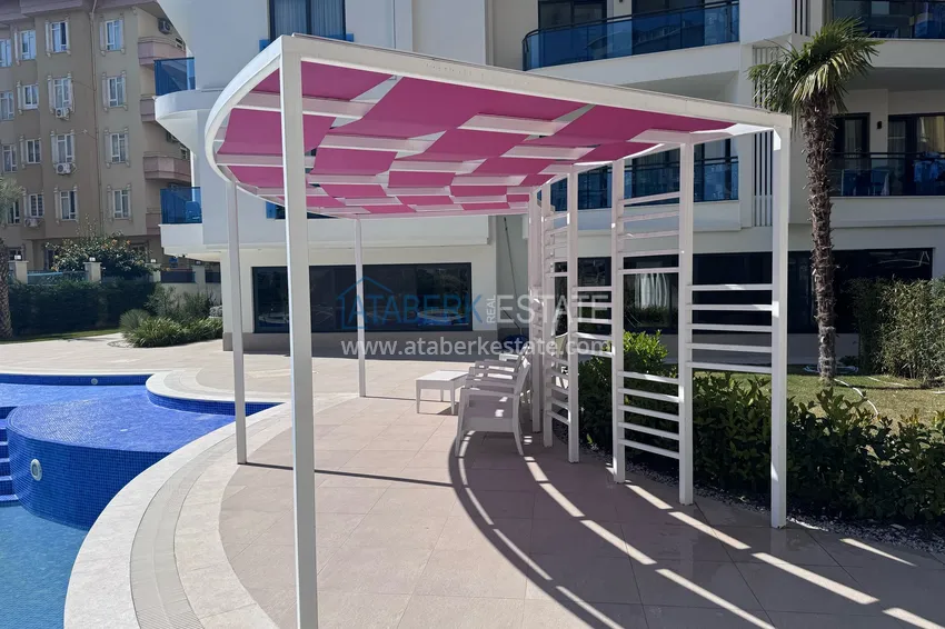 Panoramic 2+1 duplex with furniture in the very center of Alanya — Suitable for short-term rent  9 