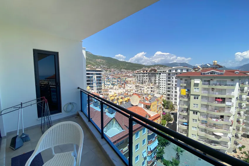 Purchase  Panoramic 2+1 duplex with furniture in the very center of Alanya — Suitable for short-term rent  8 