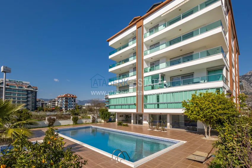 Furnished duplex penthouse with mountain views — Alanya, Kestel district 10 