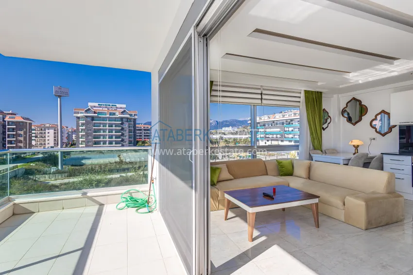 Purchase Apartment 1+1 with furniture and sea view — Kestel, Alanya 10 