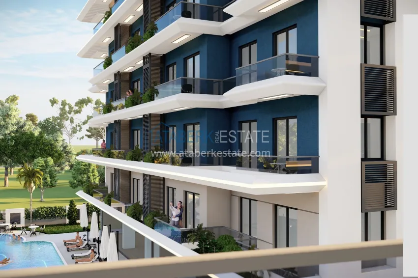 New off-plan project in Avsallar: a residential complex with original architecture 11 