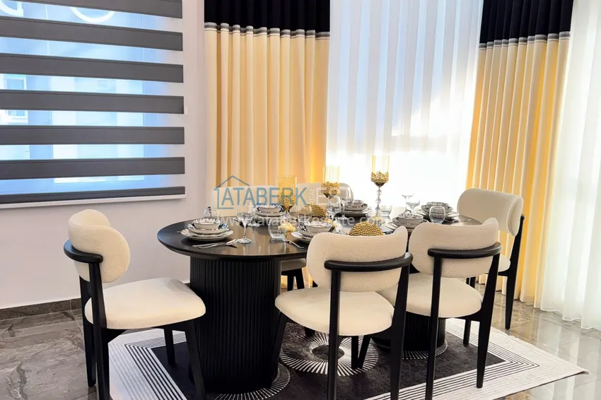 Purchase Furnished 3+1 duplex in a cozy residential complex - Mahmutlar, Alanya 11 