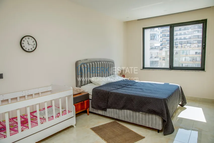 Purchase Furnished 2+1 apartment in a comfort-class complex — Alanya center, Cleopatra beach area 10