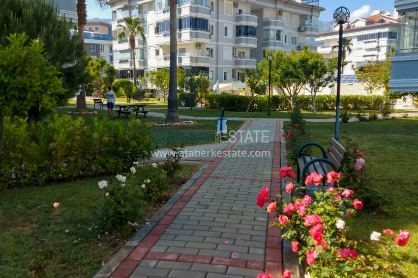 3+1 duplex with furniture in a comfortable complex — Alanya, Oba district 12 