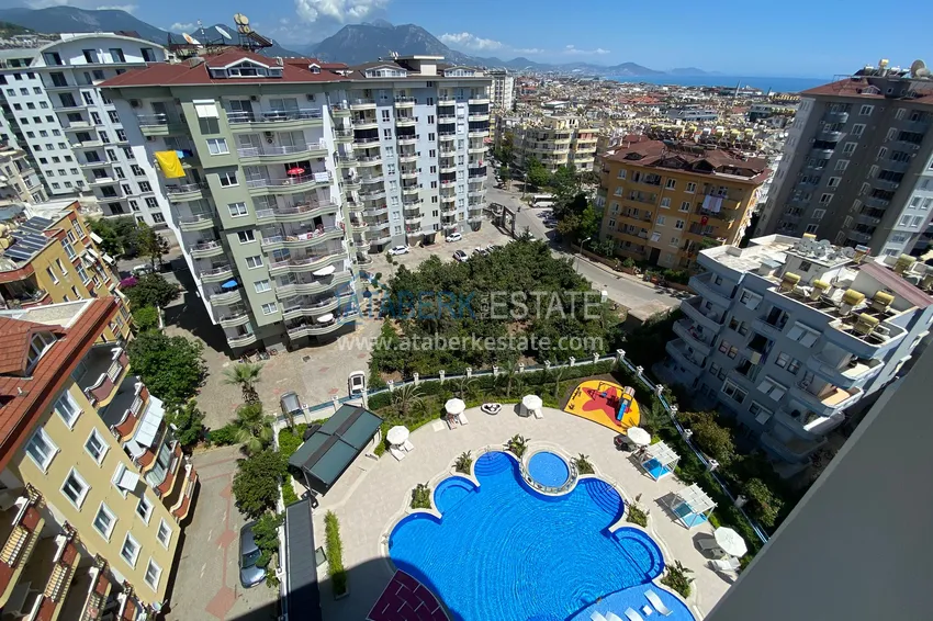 Purchase  Panoramic 2+1 duplex with furniture in the very center of Alanya — Suitable for short-term rent  9 