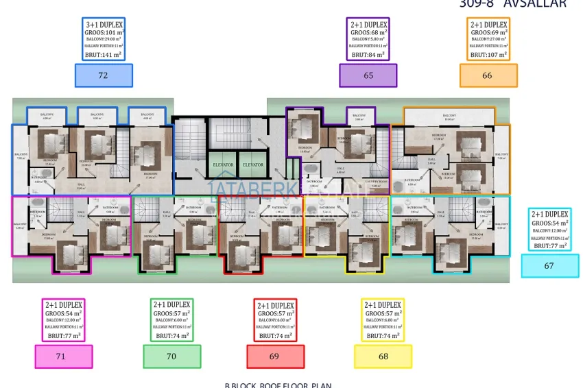 Buy cheap New off-plan project in Avsallar: a residential complex with original architecture 6 