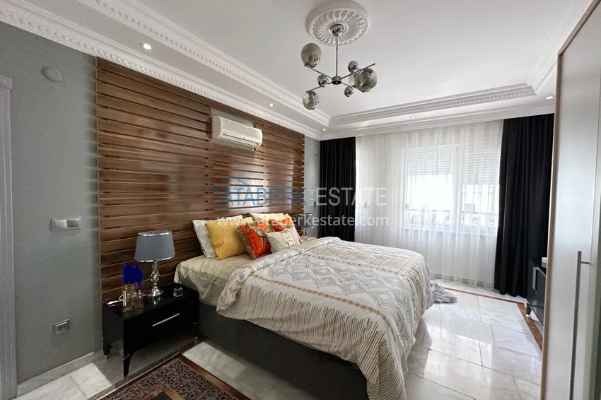 Purchase  Furnished apartment 2+1 in Oba area - only 350 meters to the sea, suitable for residence permit 11 