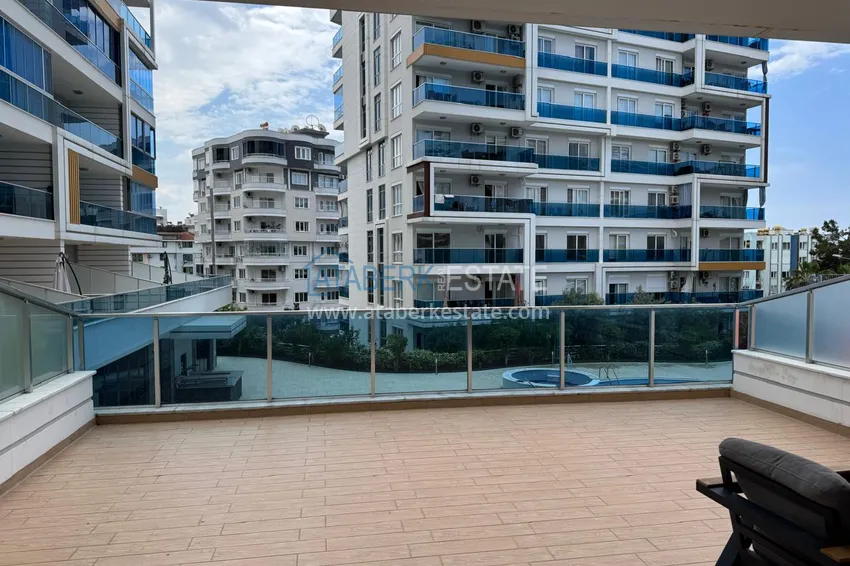 Purchase Apartment for rent in Alanya, Tosmur area - furnished, spacious terrace, luxury complex, 250 m beach 10