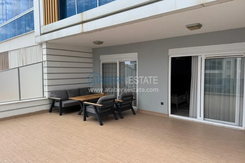 Purchase Apartment for rent in Alanya, Tosmur area - furnished, spacious terrace, luxury complex, 250 m beach 11