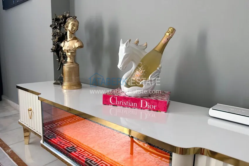 Purchase  Furnished apartment 2+1 in Oba area - only 350 meters to the sea, suitable for residence permit 13 