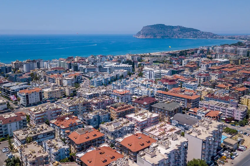 Furnished apartment 2+1 in Oba area - only 350 meters to the sea, suitable for residence permit 3 