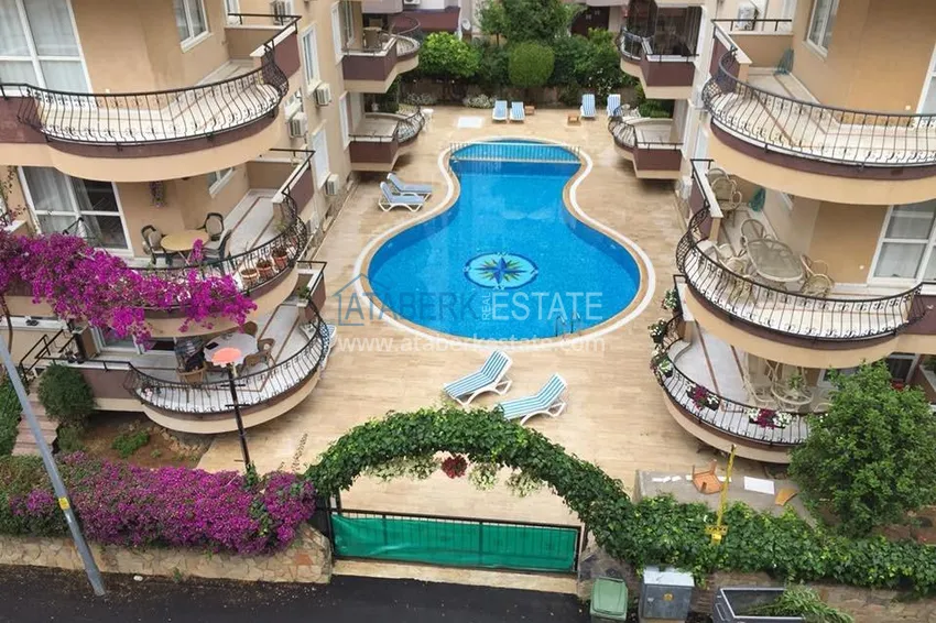 Furnished apartment 2+1 in Oba area - only 350 meters to the sea, suitable for residence permit 5 