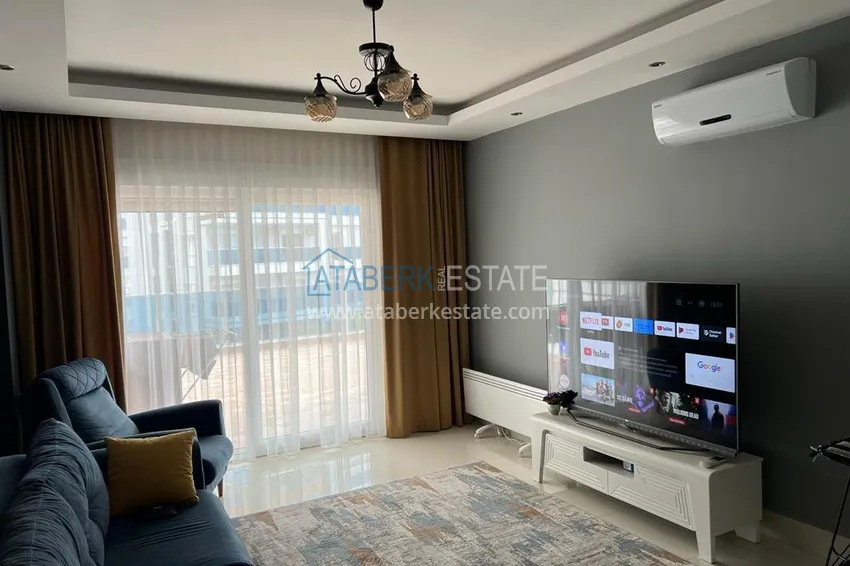 Purchase Apartment for rent in Alanya, Tosmur area - furnished, spacious terrace, luxury complex, 250 m beach 7