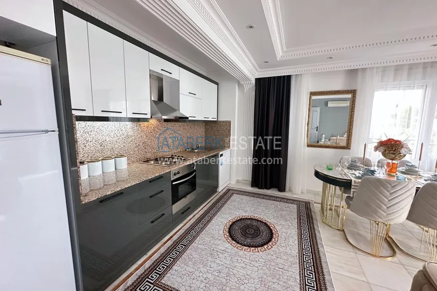 Purchase  Furnished apartment 2+1 in Oba area - only 350 meters to the sea, suitable for residence permit 9 