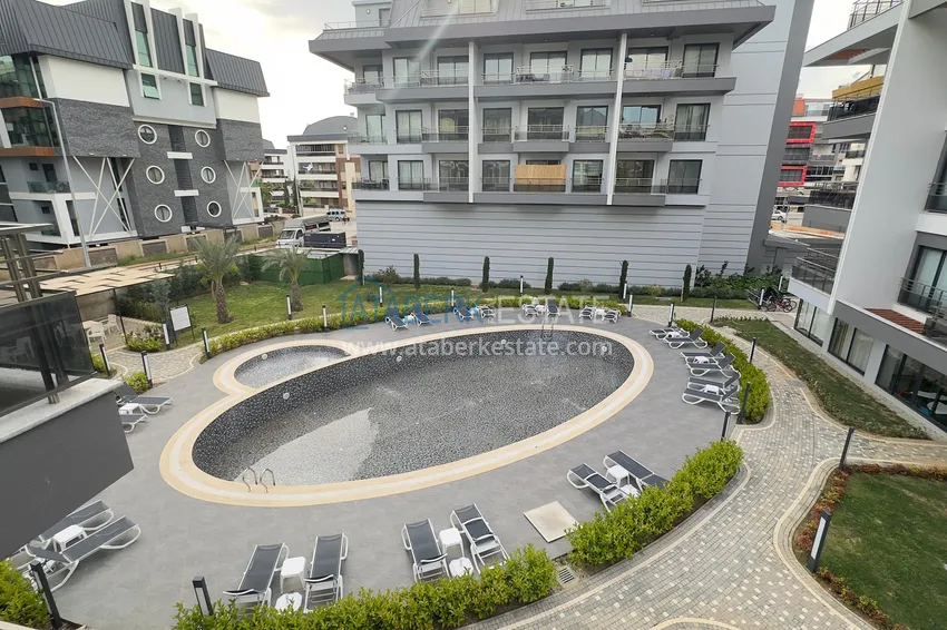 Purchase Apartment 1+1 with finishing in the prestigious neighborhood of Oba 9