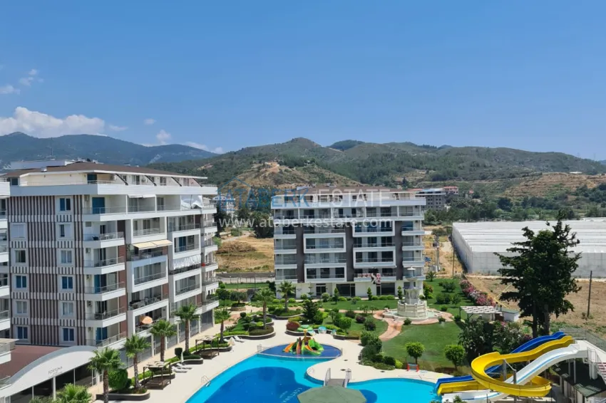 Apartment 2+1 furnished from owner in complex with private beach - Demirtas, Alanya 3 