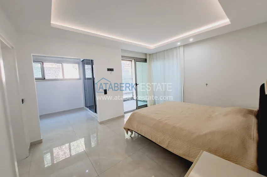 Purchase  Luxury View Apartment with furniture and open terrace - Kargycak, first coastline 17 