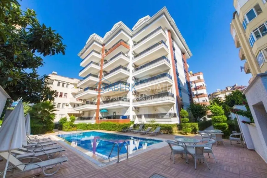 Apartment 1+1 furnished 250 meters from the sea - the center of Alanya, Cleopatra Beach area 2