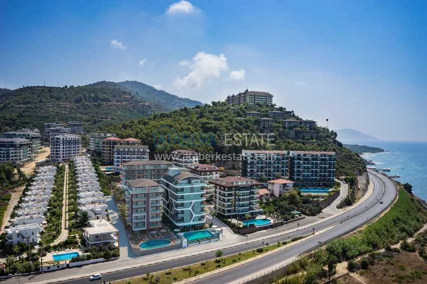 Luxury View Apartment with furniture and open terrace - Kargycak, first coastline 2 