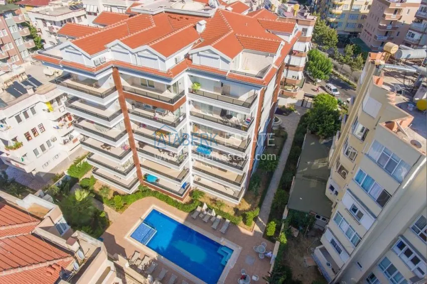 Apartment 1+1 furnished 250 meters from the sea - the center of Alanya, Cleopatra Beach area 3