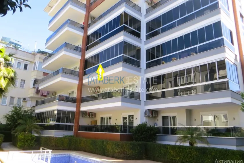Apartment 1+1 furnished 250 meters from the sea - the center of Alanya, Cleopatra Beach area 7