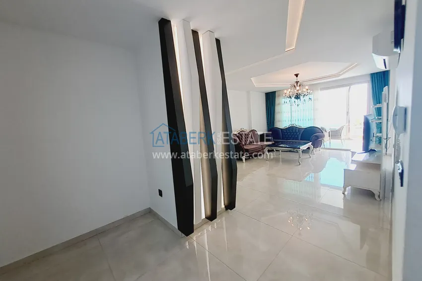 Purchase  Luxury View Apartment with furniture and open terrace - Kargycak, first coastline 6 