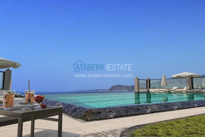 Luxury View Apartment with furniture and open terrace - Kargycak, first coastline 8 