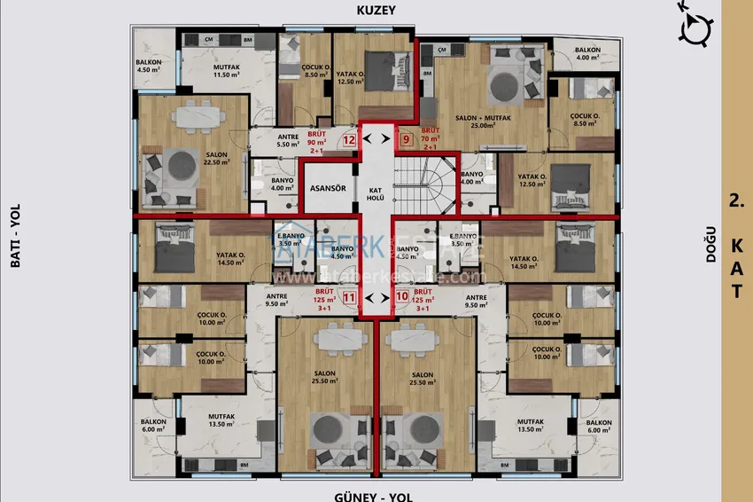 Buy cheap Modern residential complex in Konyaalti, Antalya - under construction 3 