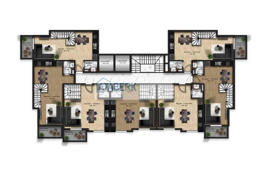 Buy cheap Penthouse duplex in Mahmutlar — primary property in Alanya 1 