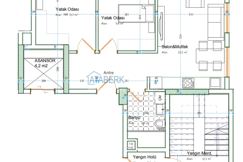 Buy cheap Investment project at the start of sales in the center of Alanya - 300 meters to Cleopatra beach 9 