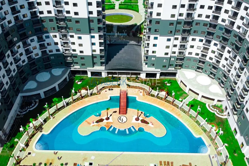 Stylish apartment 1+1 with new furniture in a complex with hotel infrastructure - Alanya, Mahmutlar 3 