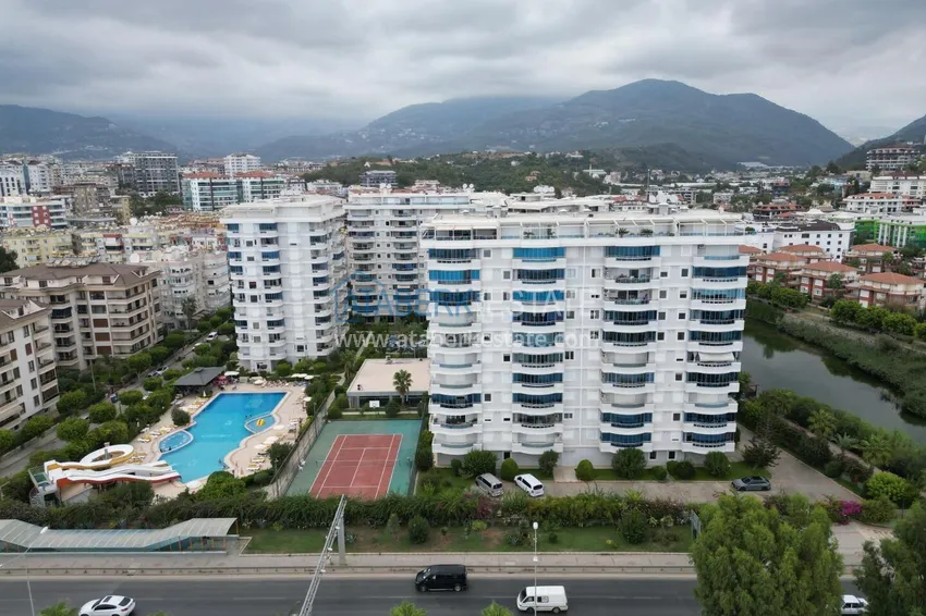 Two-bedroom apartment with furniture on the beachfront in Tosmur - suitable for residence permit 1 